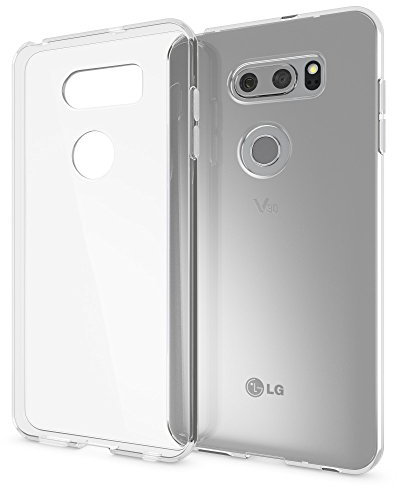 NALIA Handyhülle kompatibel mit LG V30, Ultra-Slim TPU Silikon Case Cover Crystal Clear Schutzhülle Dünn Durchsichtig, Etui Hülle Handy-Tasche Backcover Transparent, Smart-Phone Schutz Bumper