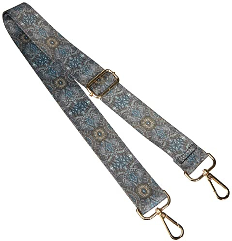 Umily Verstellbarer Schultergurt 3.8cm Breiter Taschengurt Bunter Handtaschen Schulterriemen Trageriemen Umhängegurt-Streifen 80-140cm Schultergurt für Damen Taschen DIY Zubehör