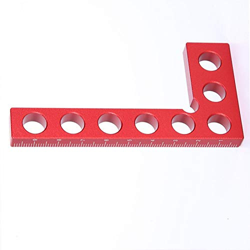 90 ° Grad Präzisions-Holzbearbeitungswerkzeuge Positionierungsquadrate 10 cm Rot, Höhenmesser