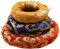 EXCEART Klangschale 3 Stück Tibetische Klangschale Kissen Klangschale Ring Buddhismus Klangschale Kissen Buddhistische Ritualinstrumente Zubeh?r Zuf?llige Farbe 8/10/ 12Cm Tibetische Klangschale