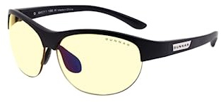 Gunnar Gaming- und Computerbrille - Apex 6-Siege Ash, Onyx, Amber Linsen - Blaulichtfilter Brille, Premium Blaufilter, UV-Schutz,