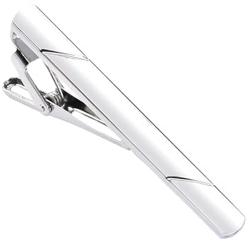 VASANA Mens Stainless Steel Tie Clips Minimalist Necktie Tie Bar Clasp Clip Clamp Pins Best Gift For Men Business Party Wedding Best Gift and Daily Life