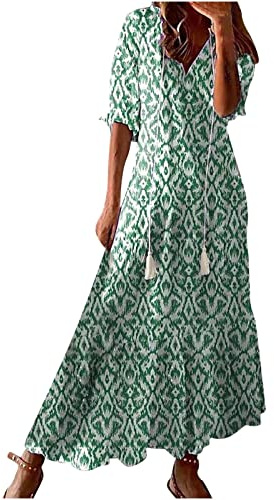 WVONIF Robe Femme été Chic Grande Taille Chic et Elegant l'église décontractée Impression en Chiffon à Manches Longues Paire avec Jupe Plissée Vêtements Femme Élégant De Soie Chemise Robe Rouge