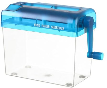 Trituradora Manual de Papel Portátil - Mini Herramienta de Corte Para Documentos A4 - Uso en Oficina, Hogar y Escuela
