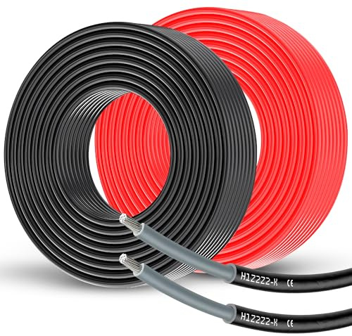 Offgridtec H1Z2Z2-K Câble solaire PV 4 mm², unipolaire (noir, 100 m)