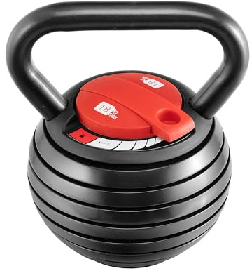 Kettlebell | Einstellbare Kettlebell-Gewichte | Starter-Sets | Kettlebell-Hantel ideal für Ganzkörpertraining und Krafttraining (18, Kilogramm)