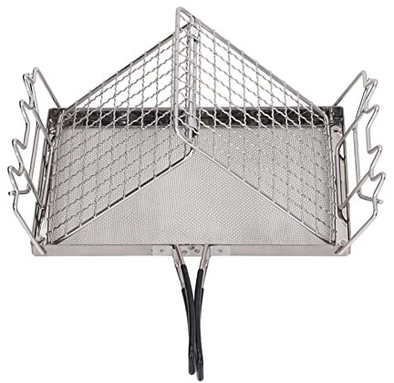 Grille-pain à Gaz Pliant, Poêle de Camping Pratique, Grille-pain en Acier Inoxydable, Structure Stable pour la Randonnée