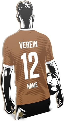 St Pauli Geschenk personalisiert - St Pauli Fanartikel: Holzbild - St. Pauli Geschenke, St Pauli Geschenk für Männer, Frauen und Kinder, St Pauli Geburtstagsgeschenk, Fussball Geschenke Jungen