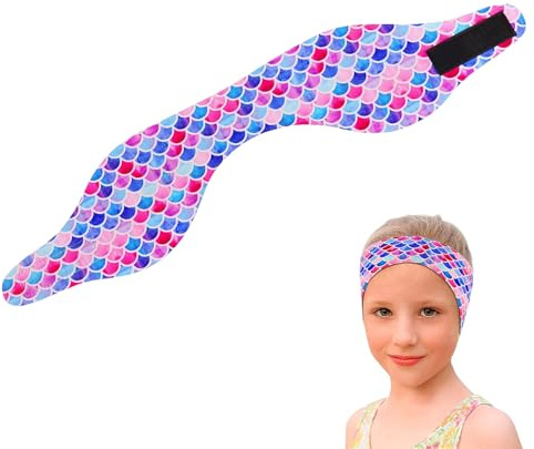 Swimming Headband, Waterproof Swimming Ear Band for Women, Adults Swim Ear Band Protection Cover for Swim, Diving, Bathing, Drifting Activities