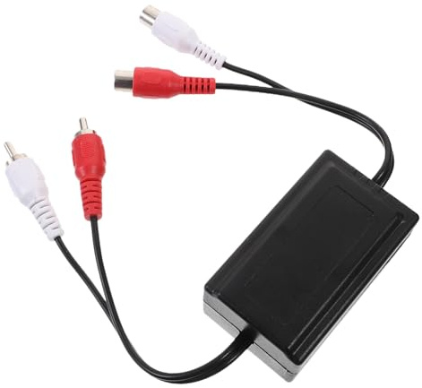 LRXIYODE Rauschisolator Auto Audio Erdschleifenfilter Verstärker Rauschfilter Für Autoradio Geräuschisolator Für Auto Audiosysteme Klare Klangqualität Zuverlässige Leistung