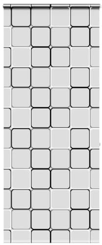 INLIFE Store Enrouleur de Douche avec Cassette Largeur du Tissu 96 cm-4015045