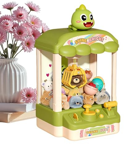 Generico Claw Machine Small - ABS, Interaktives Lustiges Dinosaurier-Spielzeug | Candy Grabber Gashapon Machine Spiel Di, Arčade Spielzeug Für, Mädchen, C-Partys