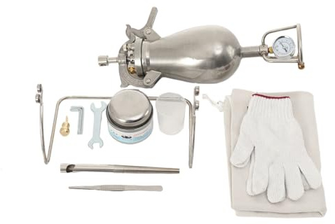 1000ml Hochdruck-Popcornmaschine Mini-Edelstahl Professionelle Popcorn-Bräter