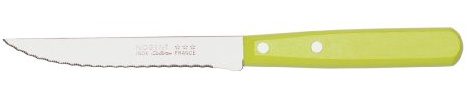 Nogent Color 4-1 / 2-Inch Serrated Steak Knife, Poignée en bois de chaux - Vert