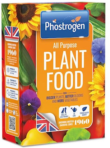 Phostrogen All Purpose Plant Food, 800g - Plant and Edibles Fertiliser Feed - for Promoting Healthy Growth - Improves Drought Resistance - Plant Nutrition - Indoor and Garden Use