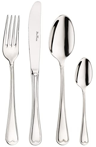 Pintinox set 24 posate Cannes, Acciaio Inox 18/10, servizio per 6 persone
