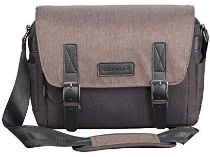 Cullmann 91711 Bristol Maxima 322+ Kameratasche im Messenger-Stil mit Tablet-Fach, Farbe braun, 270x180x100mm