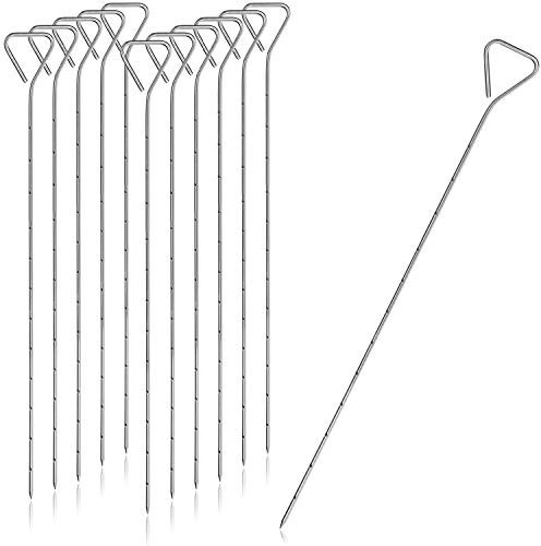 com-four® Spiedino Grill 12x, spiedini di shish Kebab in Acciaio Inossidabile - per griglia, Forno, Padella, Barbecue - spiedini di Carne, Pesce e Verdure Perfetti