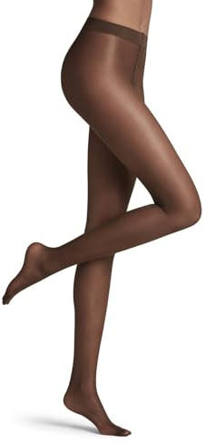 FALKE Femme Pure Matt 20 Den W Ti Transparents Fantaisie Collants, Marron Brenda 5179, S EU