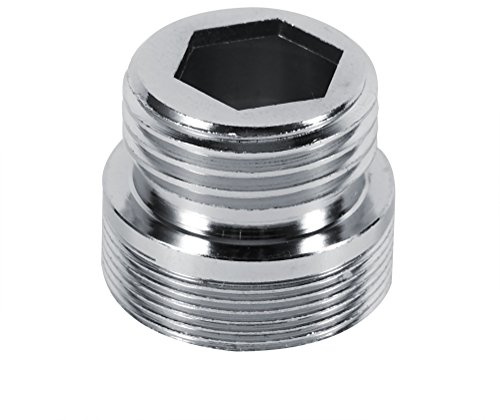 Akozon Adaptateur de Robinet Adaptateur G1 2 Robinets 1PC Cuisine Cuivre Purificateur d'eau Aérateur Accessoires Tuyau Femelle Standard Filetage Mâle 24mm à 15mm 22mm, 24mm (24mmto15mm)