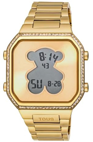 TOUS Watches d-Bear Reloj para Mujer Digital de Cuarzo con Brazalete de Acero Inoxidable 3000131300