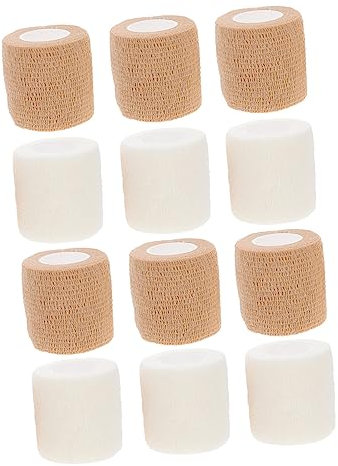 SOLUSTRE 12rollen Selbstklebende Elastische Für Verletzungen Bei Haustieren Und Sport Als Knöchelbandagen Und Wundverbände