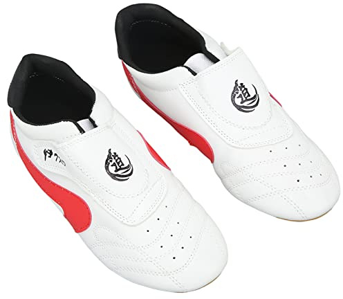 JTLB Lätta Taekwondo-sneakers, unisex vuxna, ventilerande PU-läder oxfordsulor, sportsneakers, enkel design, utmärkt hållbarhet (41)
