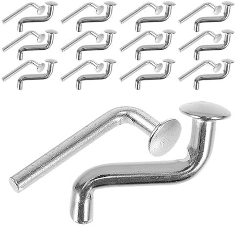 ABOOFAN 50 Goupilles De Sécurité Pour Rack Type L/S Clips De Verrouillage Rivetés Goupille Rack Pour Rayonnage À Palettes Sécurité Des Étagères Stockage En Entrepôt Et Garage