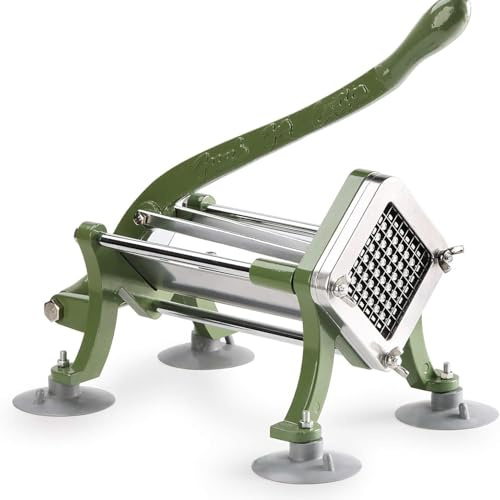 Commercial & Household Manual French Fry Cutter: Multi-Functional Potato Slicer for Fruits & Melons