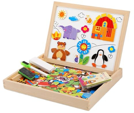 Junta Magnet Kids - Junta Magnética de Madera - Aula de aprendizaje de escritura de de pizarra para el aula escolar en preescolar