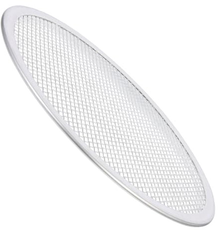 jojofuny Plaque à Pizza en Aluminium 10 Pouces, Plaque de Cuisson Antiadhésive et Résistante la Chaleur, Plateau à Pizza Ventilé pour Four, Ustensile Multifonction Cuisine Maison