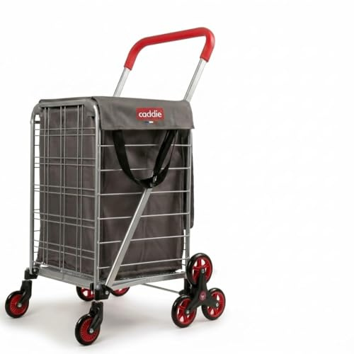 Caddie Chariot de Course Pliable Monte-Escaliers 60L