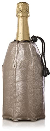 Vacu Vin Rapid Ice Champagne Cooler - Platinum, 44 cm