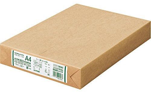 100% Kokuyo KB niedrigen wei?en Papier Recycling-Papier A4 500 Blatt 66g KB-SS39 (Japan-Import)