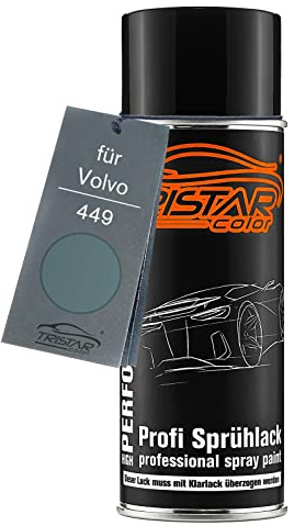 TRISTARcolor Billack Spridburk för Volvo 449 Mistral Green Metallic/Grey Gold Perl Metallic Spridburk för grundfärg 400 ml