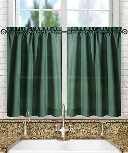 Ellis Curtain Stacey Vorhang-Etagen, Textil, Harvest, 28 W x 45 L (Pack of 2)