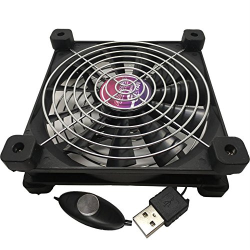 Evercool 140mm USB fan with feet and 2 speed selector UFAN-14