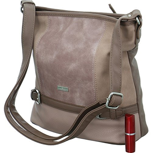 TOM TAILOR Juna Damen Hobo Bag Schultertasche Mittelgroß Rosa