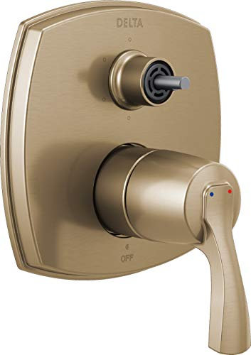 Delta T24976-CZLHP 14 Series Integrated Trim with Six Function Less Diverter Handle Shower, Champagne Bronze