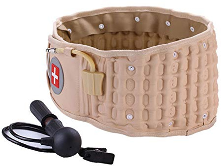 SHT Las vértebras lumbares Retractor, descompresión de la Correa, la Espalda Baja, Soporte Lumbar y Alivio del Dolor de Espalda, espinal Inflable de tracción (29 - 52 Cintura)