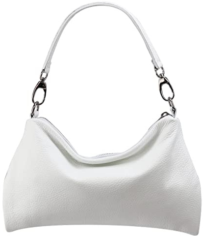SH Leder Echtleder Umhängetasche mittelgroße schultertasche Abendtasche Clutch Crossbody Bag Messenger Handtasche mit Reißverschluss 33x20cm Lovelin G393