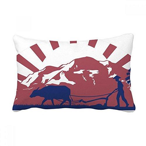 DIYthinker Kingdom of Thailand Thai Customs Culture Throw Pillow Lumbar Insert Cushion Cover Home Decoration