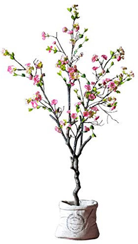 MYBA Kunstbaum Kirschblüten-Baum Künstlicher Baum Dekoration Dekoration Fenster Club-Wohnzimmer Schlafzimmer Dekoration Gefälschte Baum Kunstpflanze (Color : 136CM-B)