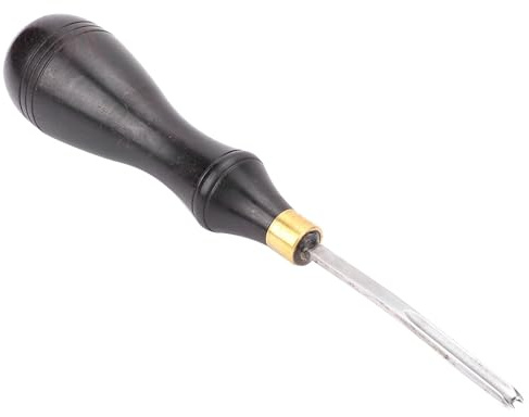 Craft Edge Beveler Leathercraft Edge Beveler Holzgriff Craft Tool Schneiden Beveling Leather Skiver Tool für DIY Leather Craft(1 . 8mm)