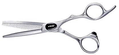 E-Kwip plus Primus Modellierschere - 5,5 Zoll Effilierschere mit 40 Zähnen - mit leichtem Kugellager & Dolchblattschneide