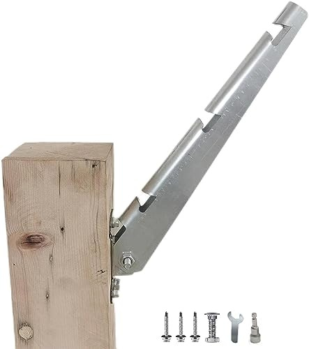 Barbed Wire Arm Extensions for Chain Link Fence - Hot-Dip Galvanized Steel, Cornered Barbwire Arm, All Bolts Included - Top Rail (10)