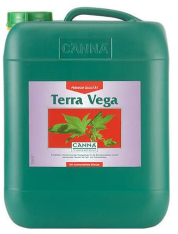 GROWMANIA Canna Terra Vega Fertilizante Floración 5 Litros | Abono Bio para Crecimiento de Plantas y Cultivos | Cogollos Fuertes y Grandes