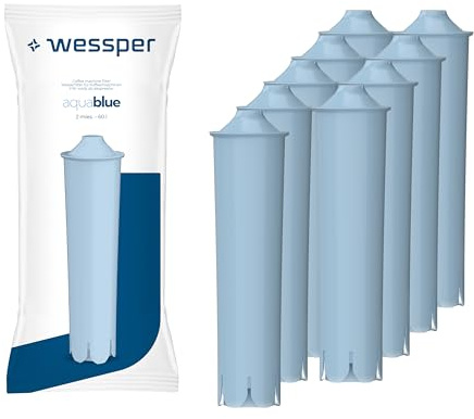 4er Wasserfilter Kartuschen für Kaffeemaschine, Filterpatronen für kaffeevollautomaten, Kompatibel mit Jura 71312 Blue, GIGA, ENA, Micro, IMPRESSA – 9 Stück