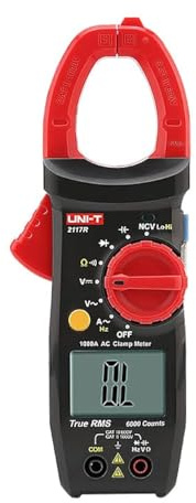 UNI-T Multimeter Klemmspannungsmessgerät UT2117R True RMS 1000A AC Klemmspannungsmessgerät 1000V AC/DC Spannungsmessung CAT II 1000V / CAT III 600V CE/UKCA