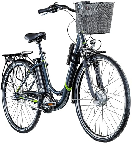 ZÜNDAPP Z510 mit Faltschloss 28 E-Bike Damenfahrrad Retro Citybike